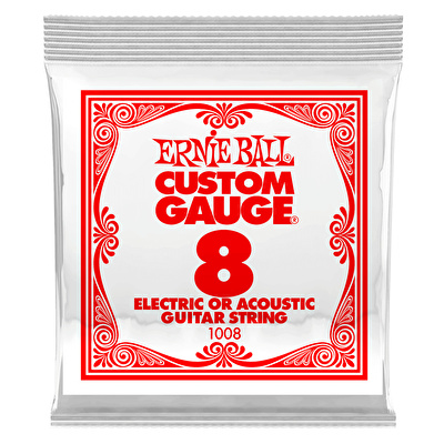 ERNIE BALL .008 Steel Gitar Tek Tel - E